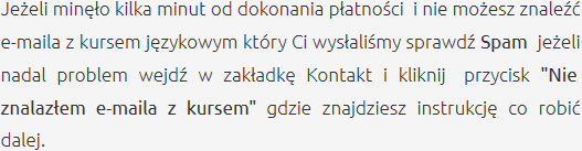 Odbiór Zakupionego Kursu Szkolenia Językowe Cieszyn